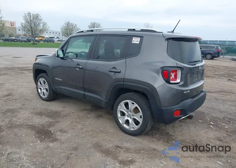 2017 Jeep Renegade Limited 4X4 z USA, uszkodzony, nr VIN ZACCJBDB4HPF23660